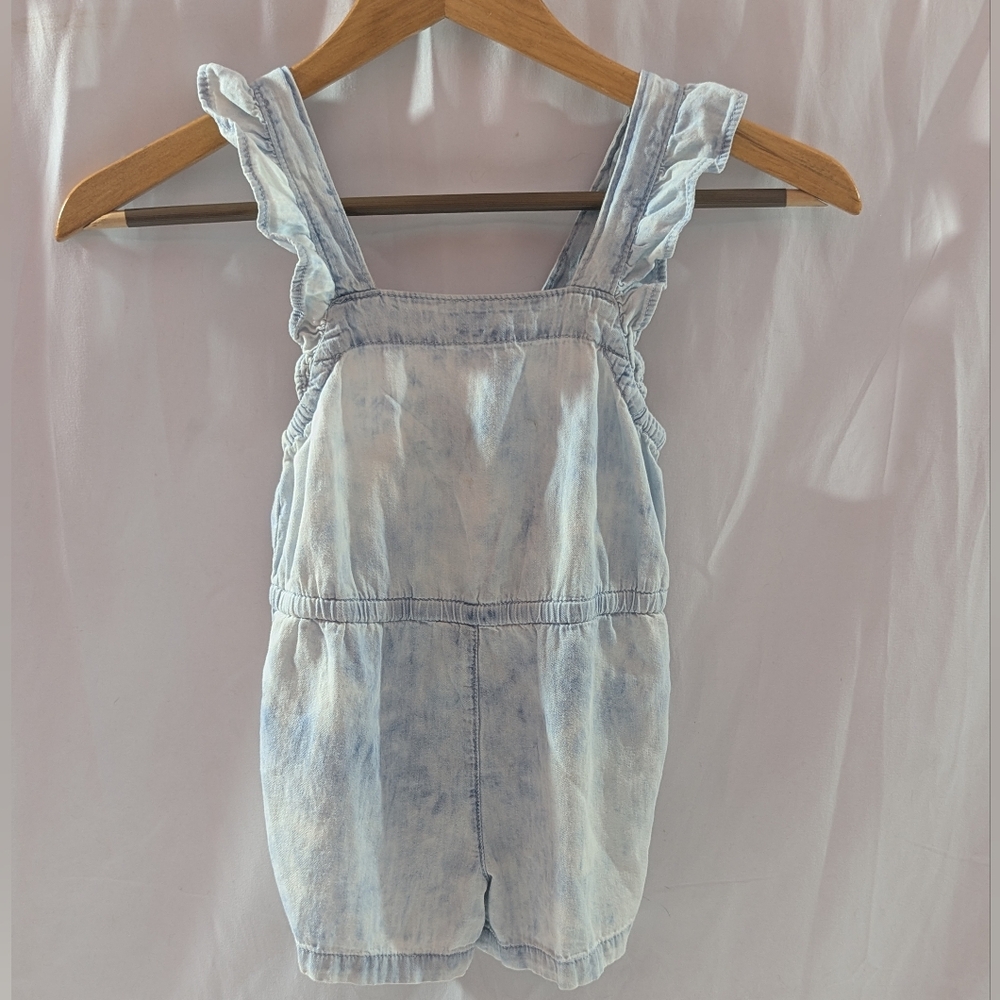 GAP Light Blue Acid Wash Style Denim Kids Romper / Jumper / Overall